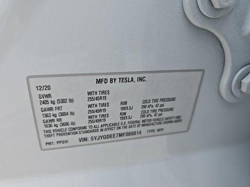 2021 Tesla Model Y Long Range Dual Motor All-Wheel Drive