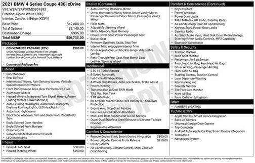 2021 BMW 430 430i xDrive