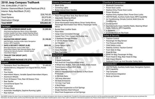 2018 Jeep Compass Trailhawk