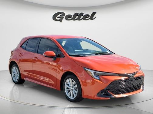 Inferno Red 2025 Toyota Corolla Hatchback SE