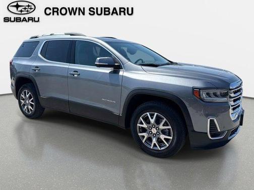 Satin Steel Metallic 2021 GMC Acadia SLT