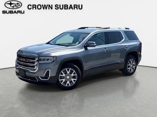 Satin Steel Metallic 2021 GMC Acadia SLT