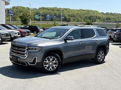 Satin Steel Metallic 2021 GMC Acadia SLT