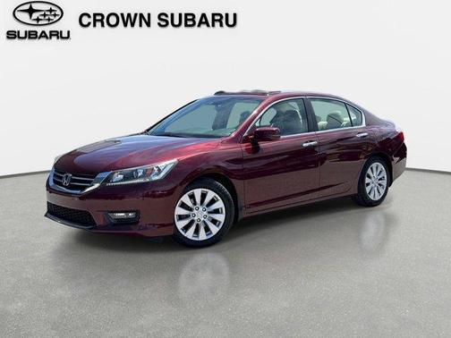 Maroon 2014 Honda Accord EX-L