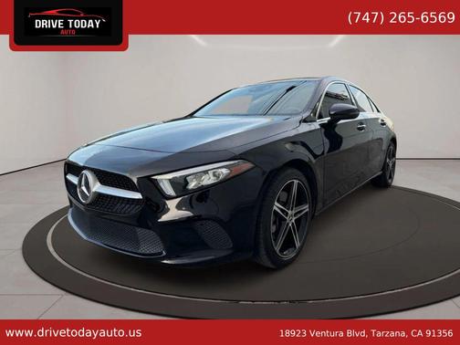 Black 2019 Mercedes-Benz A-Class A 220 Sedan 4D