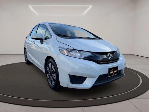 White 2015 Honda Fit LX