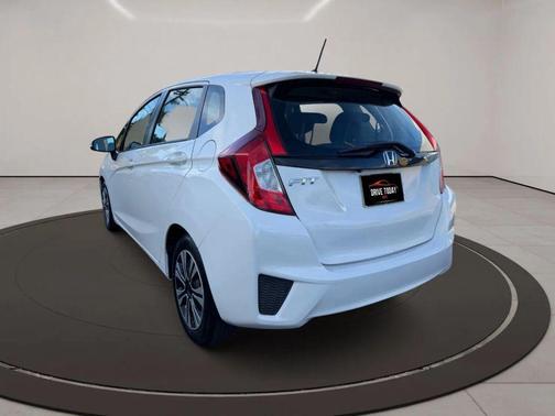 White 2015 Honda Fit LX