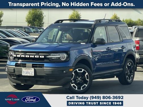 ATLAS BLUE METALLIC 2023 Ford Bronco Sport OUTER BANKS