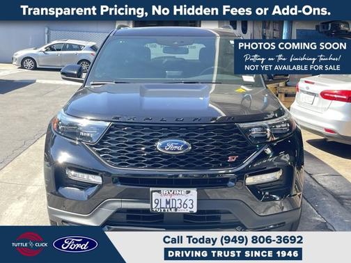 AGATE BLACK METALLIC 2023 Ford Explorer ST