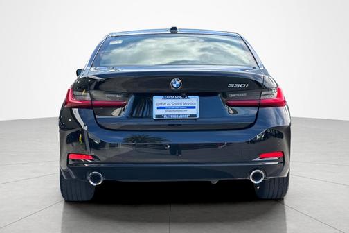 Jet Black 2023 BMW 330 330i Sedan