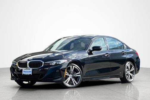 Jet Black 2023 BMW 330 330i Sedan