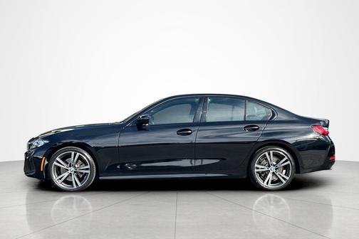 Jet Black 2023 BMW 330 330i Sedan