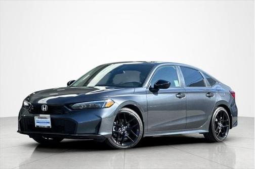 Meteorite Gray Metallic 2025 Honda Civic Hybrid Sport CVT