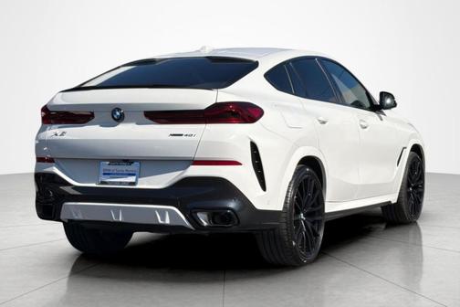 Alpine White 2025 BMW X6 xDrive40i