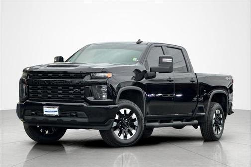 Black 2020 Chevrolet Silverado 2500 4WD Crew Cab 159" Custom
