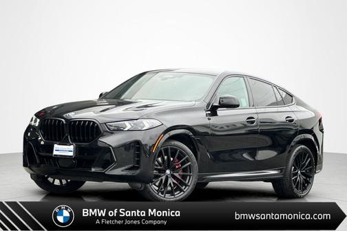 Black Sapphire Metallic 2025 BMW X6 xDrive40i