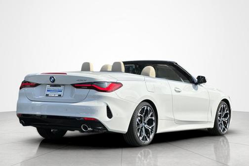 Alpine White 2026 BMW 430 430i Convertible