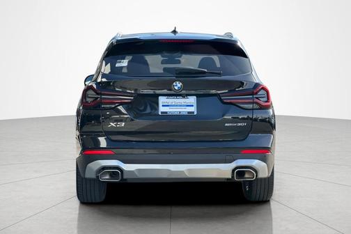 Black Sapphire Metallic 2023 BMW X3 sDrive30i