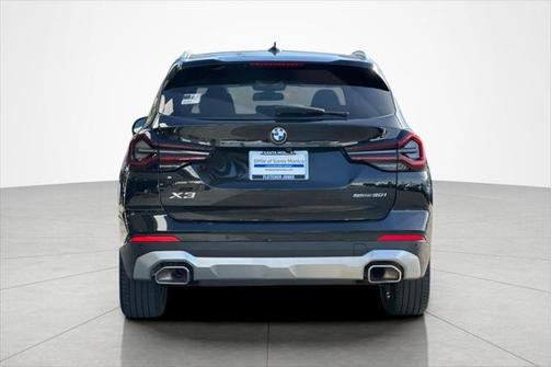 Black Sapphire Metallic 2023 BMW X3 sDrive30i Sports Activity Vehicle