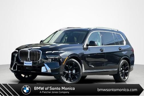 Black Sapphire Metallic 2025 BMW X7 xDrive40i