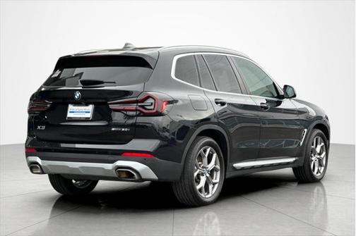 Black Sapphire Metallic 2023 BMW X3 sDrive30i Sports Activity Vehicle