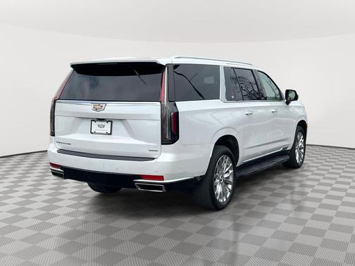 Crystal White Tricoat 2023 Cadillac Escalade ESV Premium Luxury