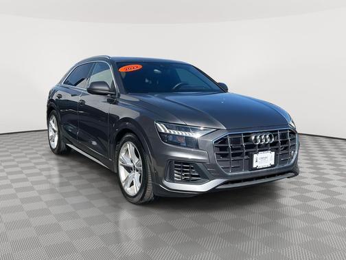 Gray 2022 Audi Q8 55 Prestige