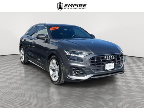 Gray 2022 Audi Q8 55 Prestige