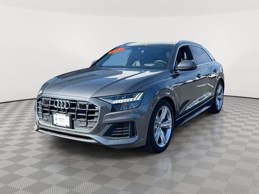 Gray 2022 Audi Q8 55 Prestige