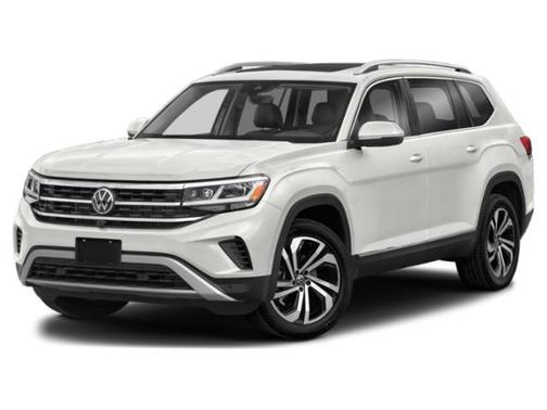 Pure White 2021 Volkswagen Atlas 3.6L SEL Premium