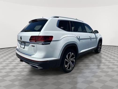 Pure White 2021 Volkswagen Atlas 3.6L SEL Premium