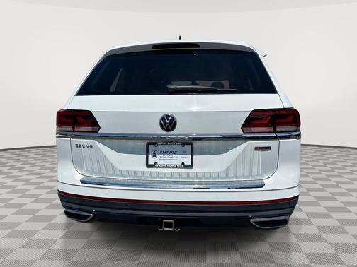 Pure White 2021 Volkswagen Atlas 3.6L SEL Premium