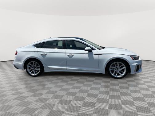 White 2024 Audi A5 Sportback 45 S Line Premium Plus