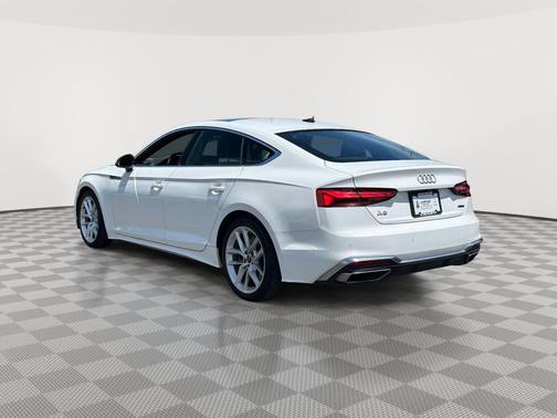 White 2024 Audi A5 Sportback 45 S Line Premium Plus