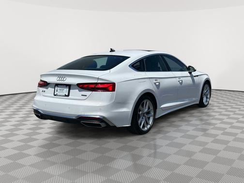 White 2024 Audi A5 Sportback 45 S Line Premium Plus
