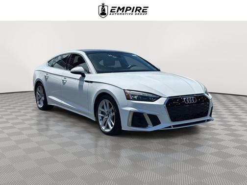 White 2024 Audi A5 Sportback 45 S Line Premium Plus