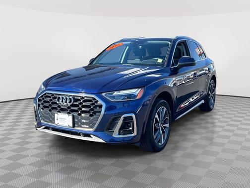 Blue Metallic 2022 Audi Q5 45 S line Premium Plus