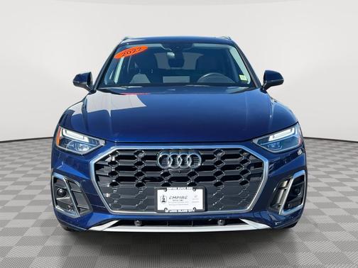 Blue Metallic 2022 Audi Q5 45 S line Premium Plus