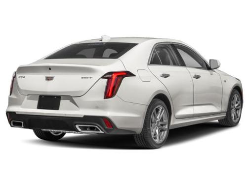Vibrant White Tricoat 2026 Cadillac CT4 Premium Luxury RWD