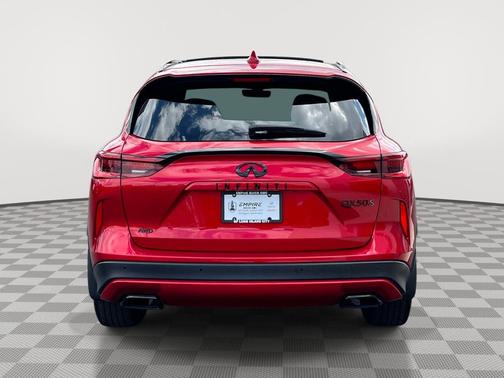 Dynamic Sunstone Red 2024 INFINITI QX50 SPORT AWD