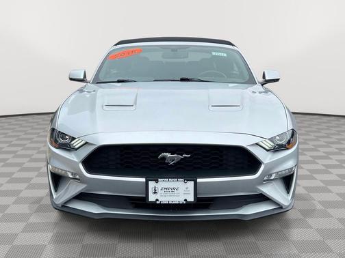 Ingot Silver 2018 Ford Mustang EcoBoost Premium