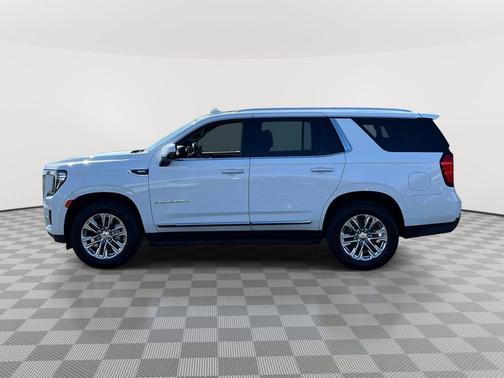 Summit White 2021 GMC Yukon SLT
