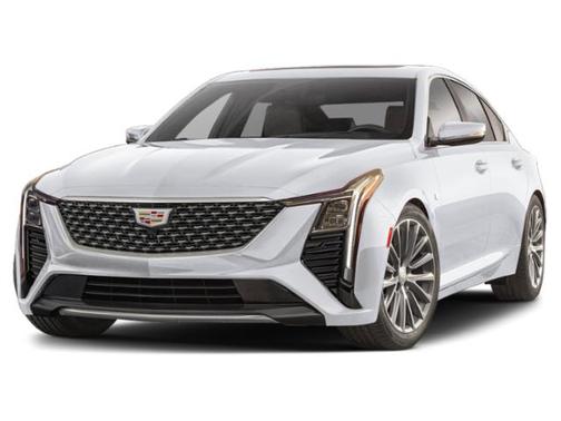 Crystal White Tricoat 2025 Cadillac CT5 Premium Luxury