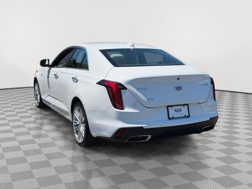 Summit White 2024 Cadillac CT4 Premium Luxury