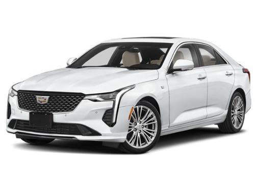 Summit White 2024 Cadillac CT4 Premium Luxury