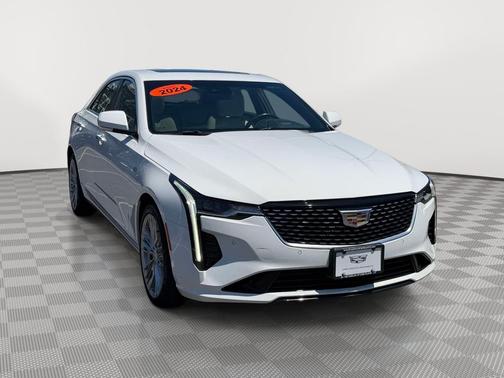 Summit White 2024 Cadillac CT4 Premium Luxury