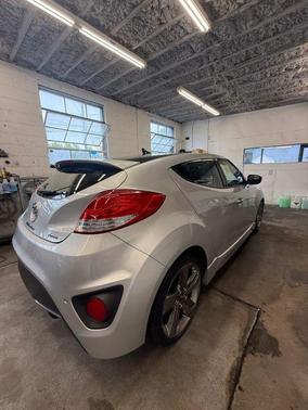 Ironman Silver Metallic 2015 Hyundai Veloster Turbo
