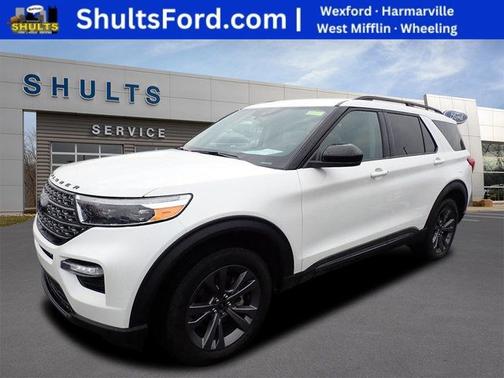 STAR WHITE MET TRI-COAT 2023 Ford Explorer XLT