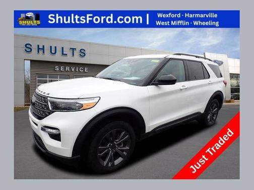 STAR WHITE MET TRI-COAT 2023 Ford Explorer XLT