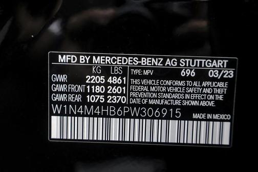 Night Black 2023 Mercedes-Benz GLB 250 4MATIC